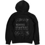 CDG Black Market x Stussy Hoodie