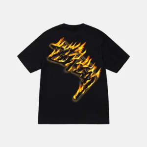 BURNING STOCK BLACK TEE