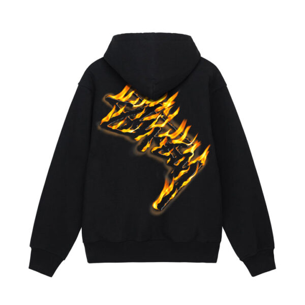 BURNING STOCK ZIP HOODIE