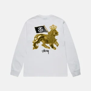 GOLD LION LS WHITE TEE