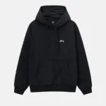 OVERDYED STOCK LOGO BLACK HOODIE