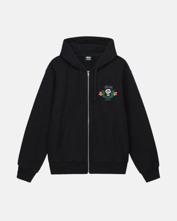 SKULL CREST ZIP HOODIE