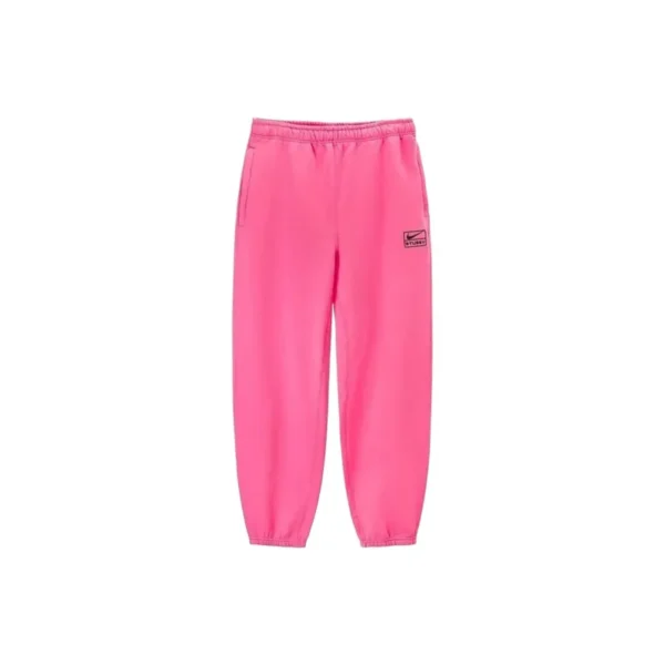 Nike X Stussy Washed Sweatpants Pink