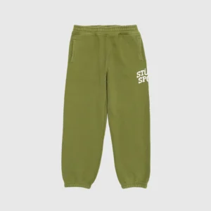 Stüssy Crackle Fleece Sweatpants Green