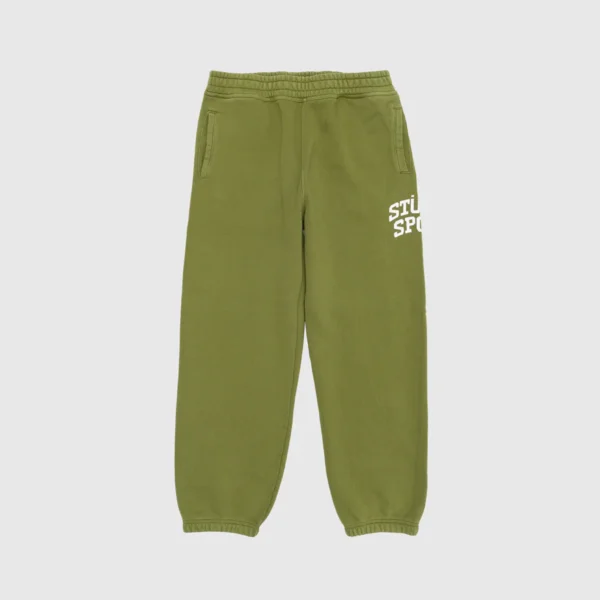 Stüssy Crackle Fleece Sweatpants Green