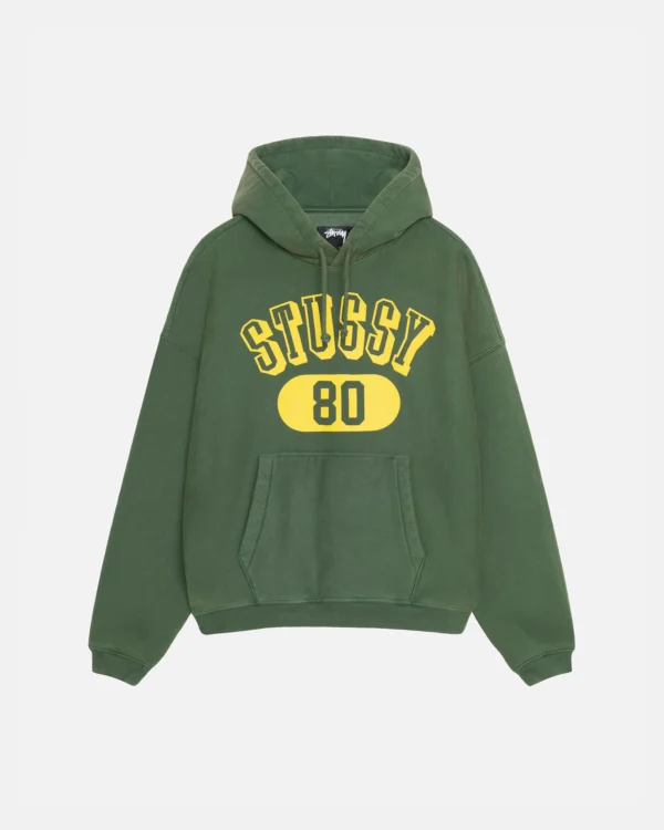 Stussy 80 Relaxed Hoodie PINE